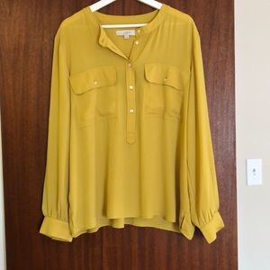 Loft Henley blouse